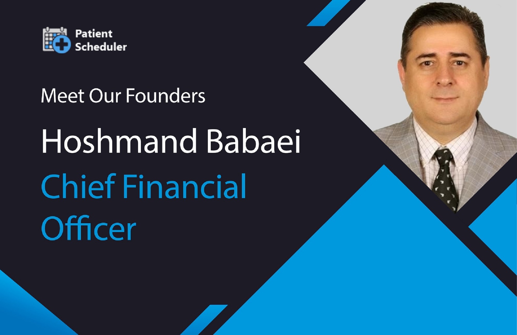 Meet Our Founders – CFO, Hoshmand Babaei